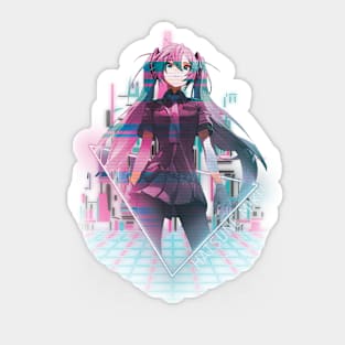 Vocaloid - Binary Horizon #01- Hatsune Miku 03 Sticker